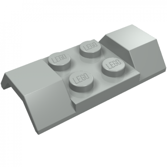 Vehicle, Mudguard 2 x 4 with Arch Smooth