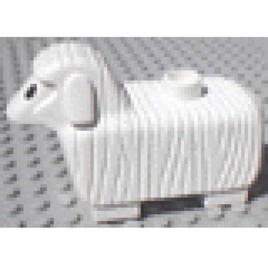 Duplo, Animal Sheep with Flat Ears (Undetermined Eyes Type)