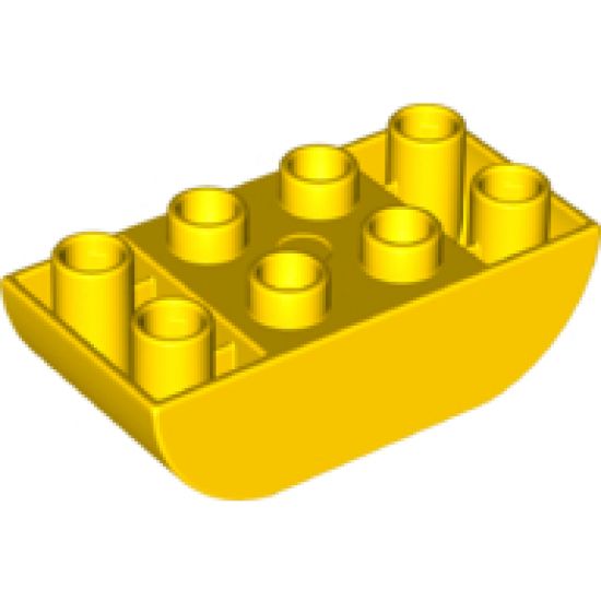 Duplo, Brick 2 x 4 Curved Bottom