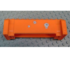 Crane Section 4 x 12 x 3 with 8 Pin Holes with 4 Bullet Holes Pattern (Stickers) - Set 7709