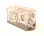 Electric, Sound Brick 2 x 4 x 2 with Trans-Clear Top and Revving Motor Sound