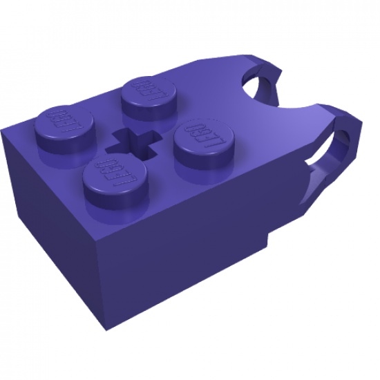 Technic, Brick Modified 2 x 2 with Ball Socket Reinforced and Axle Hole