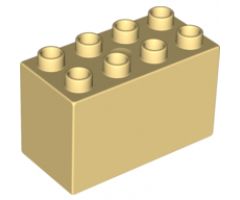 Duplo, Brick 2 x 4 x 2 with Clock Pattern
