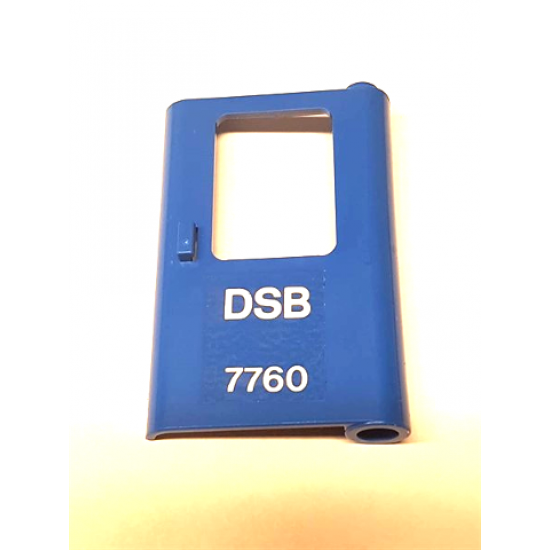 Door 1 x 4 x 5 Train Right with Danish Train Logo and '7760' Pattern (Sticker) - Set 7760
