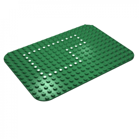 Baseplate 14 x 20 Rounded Corners and Set 355 Dots Pattern