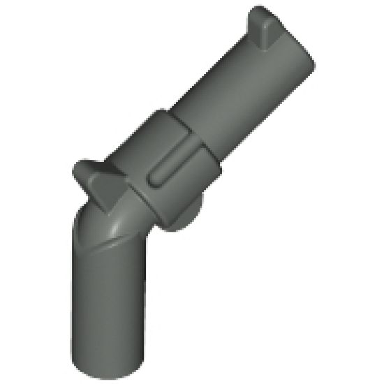 Minifigure, Weapon Gun, Pistol Revolver - Large Barrel