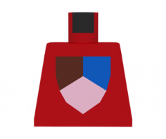 Torso Castle Classic Shield Tri-Colored Pattern