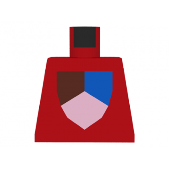 Torso Castle Classic Shield Tri-Colored Pattern