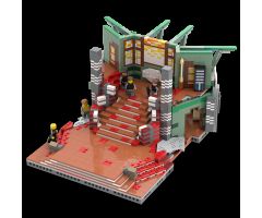 Stargate Atlantis Staircase & Balkony (LEGO® colors)