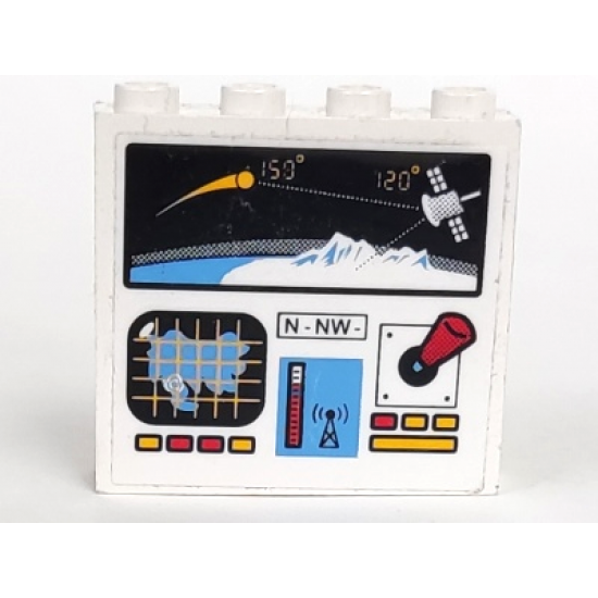 Panel 1 x 4 x 3 with Computer Display Panel Pattern (Sticker) - Set 6520