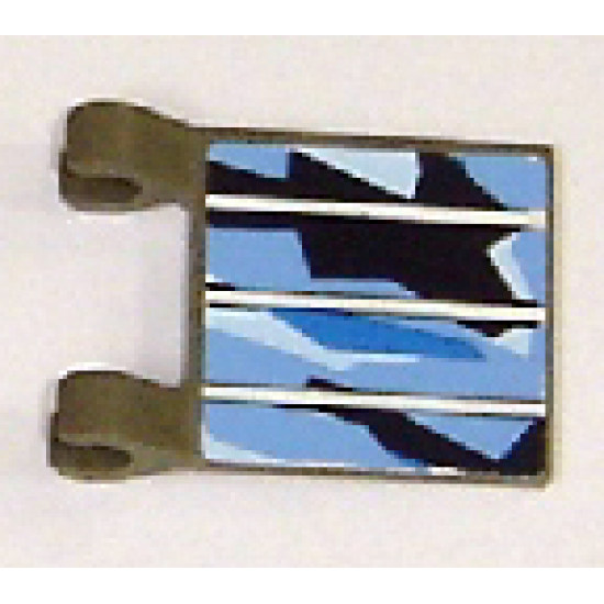 Flag 2 x 2 Square with Solar Panel Pattern (Sticker) - Set 7469