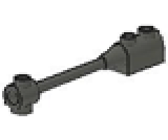 Bar 1 x 8 with Brick 1 x 2 Curved Top End (Undetermined Type)