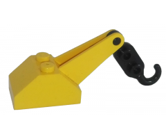 Hook Slope 45 2 x 3 x 1 1/3 Double with Arm and Black Tow Hook