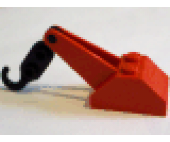 Hook Slope 45 2 x 3 x 1 1/3 Double with Arm and Black Tow Hook