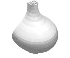 Roof Tower 8 x 12 x 10 Onion Dome
