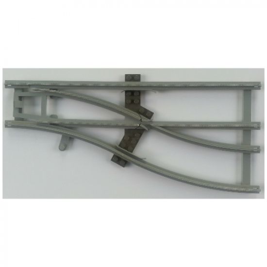 Train, Track 4.5V Switch Point Right with Dark Gray Ties