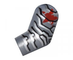 Arm, Left with Armor Plates and Red Star Pattern