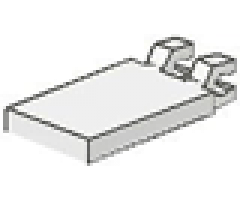 Tile, Modified 2 x 3 with 2 Clips - (Undetermined Clip Type)