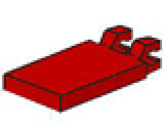 Tile, Modified 2 x 3 with 2 Clips - (Undetermined Clip Type)