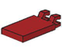 Tile, Modified 2 x 3 with 2 Clips - (Undetermined Clip Type)