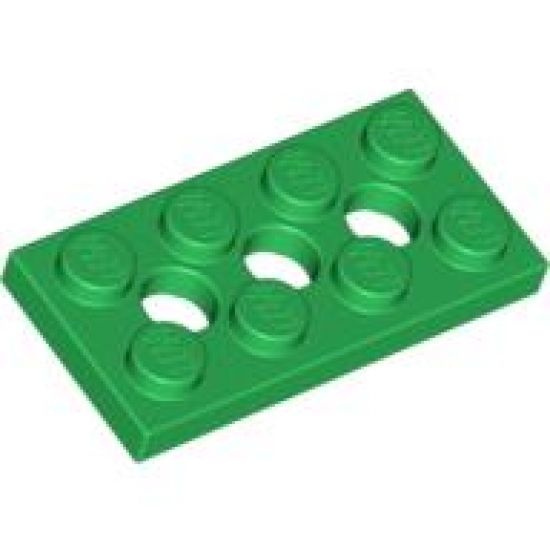 Technic, Plate 2 x 4 with 3 Holes