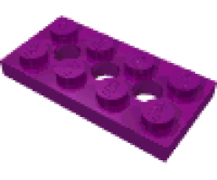Technic, Plate 2 x 4 with 3 Holes