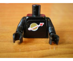 Torso Space Classic Moon Pattern (Sticker) / Black Arms / Black Hands