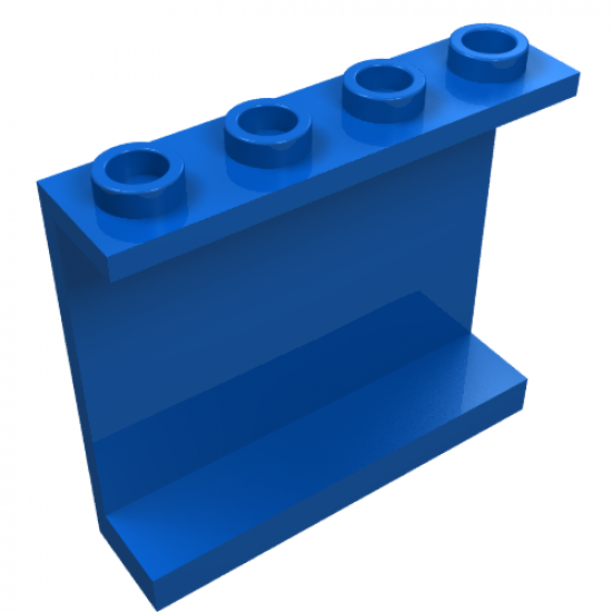 Panel 1 x 4 x 3 - Hollow Studs with Motorcycle and Wrench Pattern