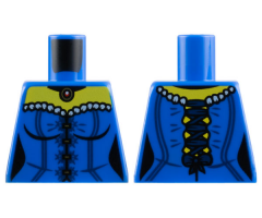 Torso Female Corset with Pendant Pattern