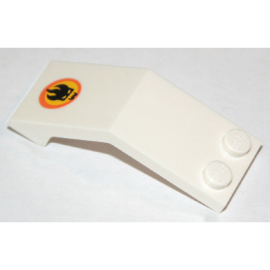 Windscreen 5 x 2 x 1 2/3 with Agents Dr. Inferno Logo Pattern (Sticker) - Set 8637