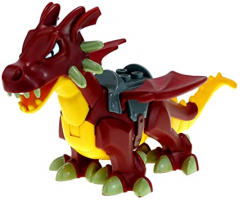 Duplo, Animal Dragon Large with Bright Light Orange Underside