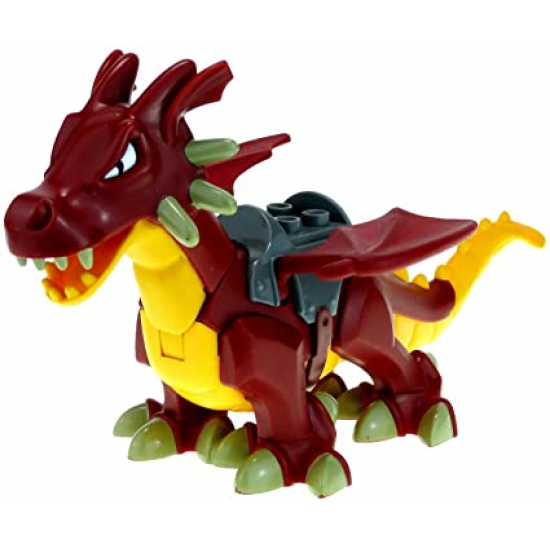 Duplo, Animal Dragon Large with Bright Light Orange Underside