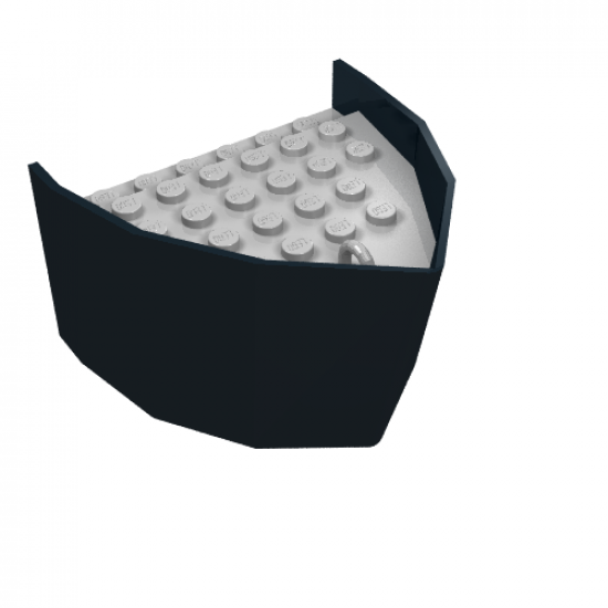 Boat Hull Smooth Bow 5 x 6 x 3 1/3, Deck Color Light Gray