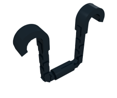 Minifigure, Utensil Handcuffs Batman Long (two clips with handgrip bar in middle)