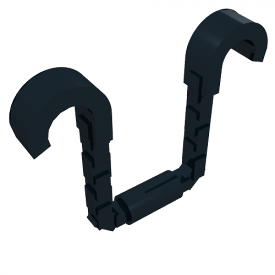 Minifigure, Utensil Handcuffs Batman Long (two clips with handgrip bar in middle)