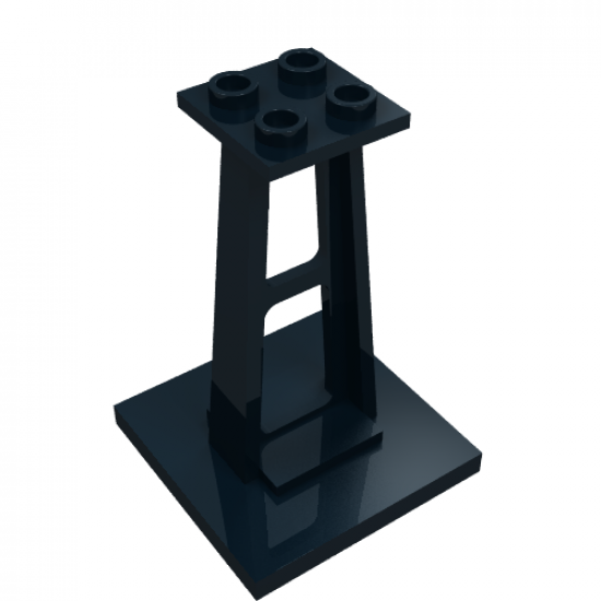 Support 4 x 4 x 5 Stanchion, Plain Studs