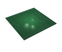 Baseplate 48 x 48 with Playing Field Pattern