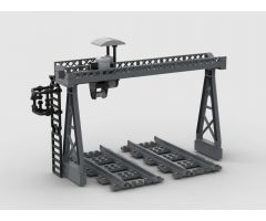 Railway gantry crane overloading crane - Eisenbahn Bockkran Kran Überladekran