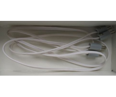Electric, Wire 4.5V with four Light Gray 1-prong Connectors with Cross-Cut Pin, 96 Studs Long