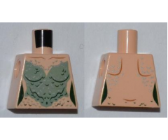 Torso PotC Mermaid Sand Green Scales Pattern
