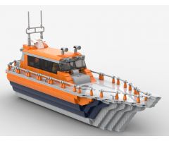 Large search and rescue boat