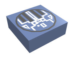 Tile 1 x 1 with SW Mini TIE Interceptor Pattern