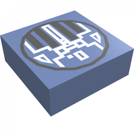 Tile 1 x 1 with SW Mini TIE Interceptor Pattern