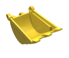 Technic Digger Bucket 4 x 4 x 9 with 3 Teeth
