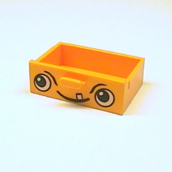 Container Cupboard 2 x 3 Drawer with Face Pattern