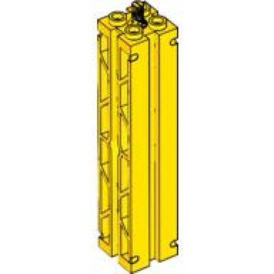 Support 2 x 2 x 8 with Grooves and Top Peg, Lattice on 2 Sides