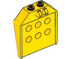 Door 1 x 4 x 3 2/3 with 6 Holes and Locking 2 Fingers Hinge