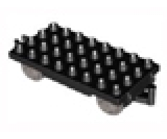 Duplo, Train Base 4 x 8 with Movable Hook