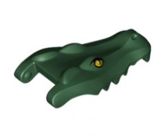 Animal, Body Part Alligator / Crocodile Head Upper Jaw with Yellow Eyes Pattern