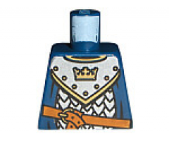 Torso Castle Fantasy Era Scale Mail, Crown on Collar Pattern